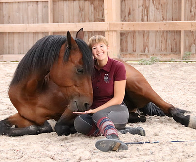 Camille et son cheval